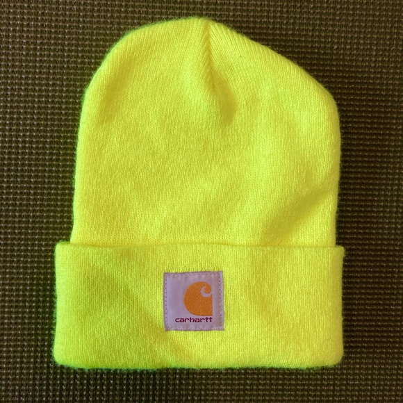CARHARTT | Knit Cuffed Beanie - bright lime - Picture 2 of 2